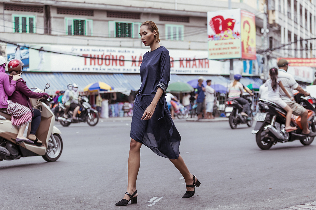 Minh Triệu cũ và mới cùng Lam giữa phố Sài Gòn
