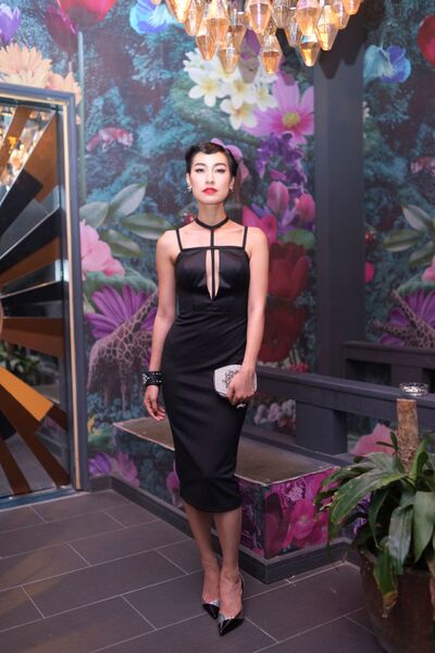 Kathy Uyên và bạn trong sự kiện khai trương Nhà hàng / Bar Saigon Lookout