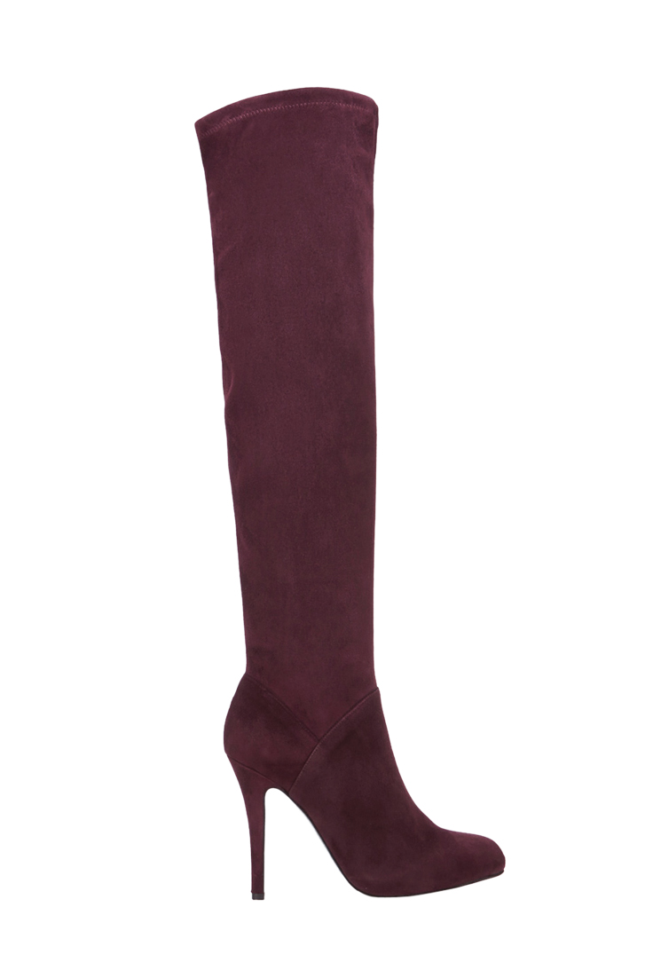street style mau do ruou giay bot karen millen