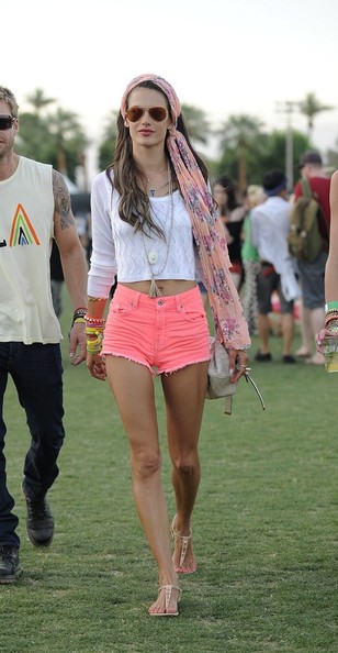 Head Scarf Alessandra Ambrosio