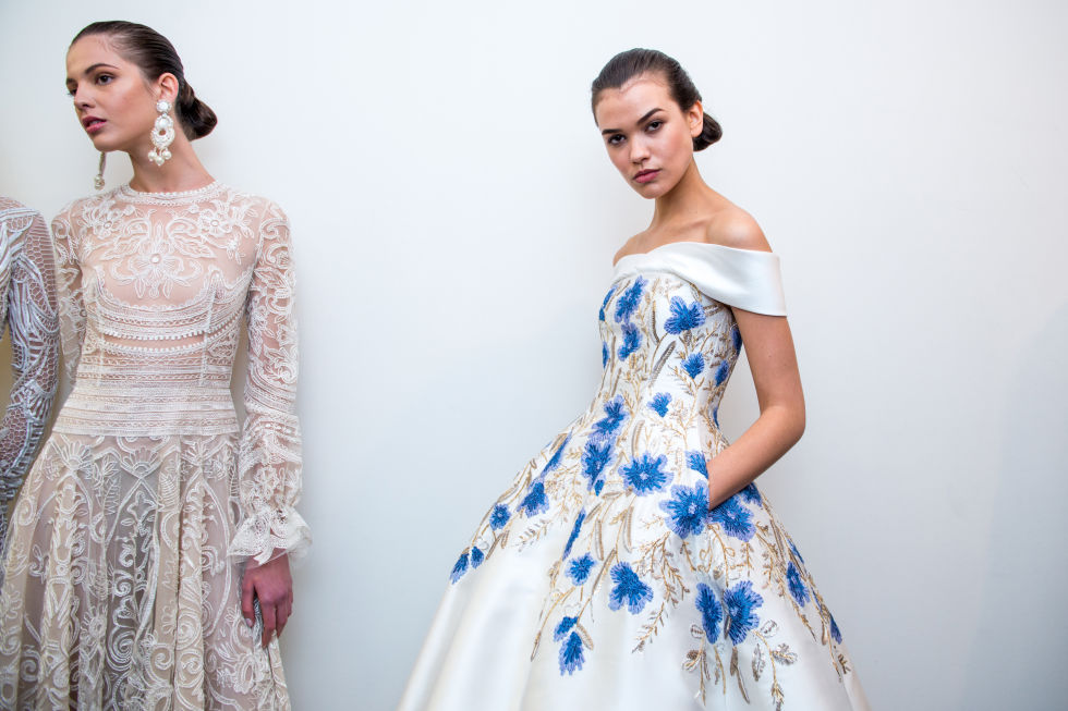 Hình ảnh hậu trường từ Bridal Spring Fashion Week 2017 - ellevietnam 43