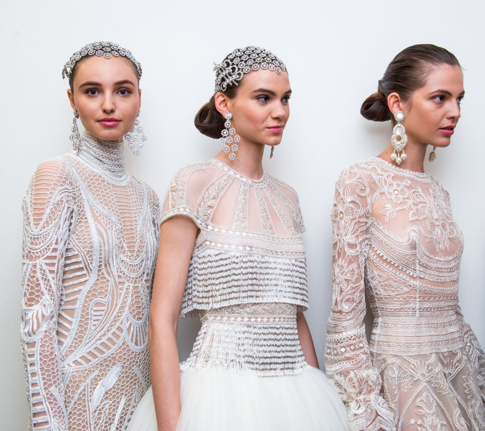 Hình ảnh hậu trường từ Bridal Spring Fashion Week 2017 - ellevietnam 47