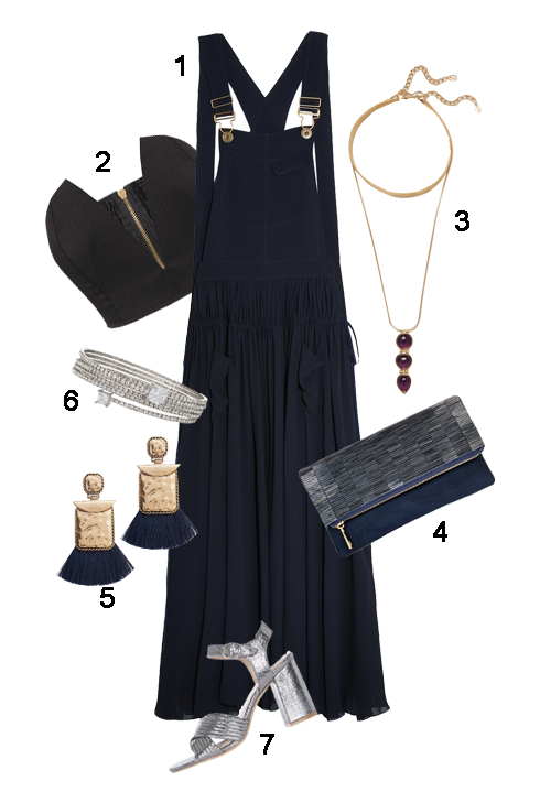 Cách phối đồ với Overall Dress-chủ nhật