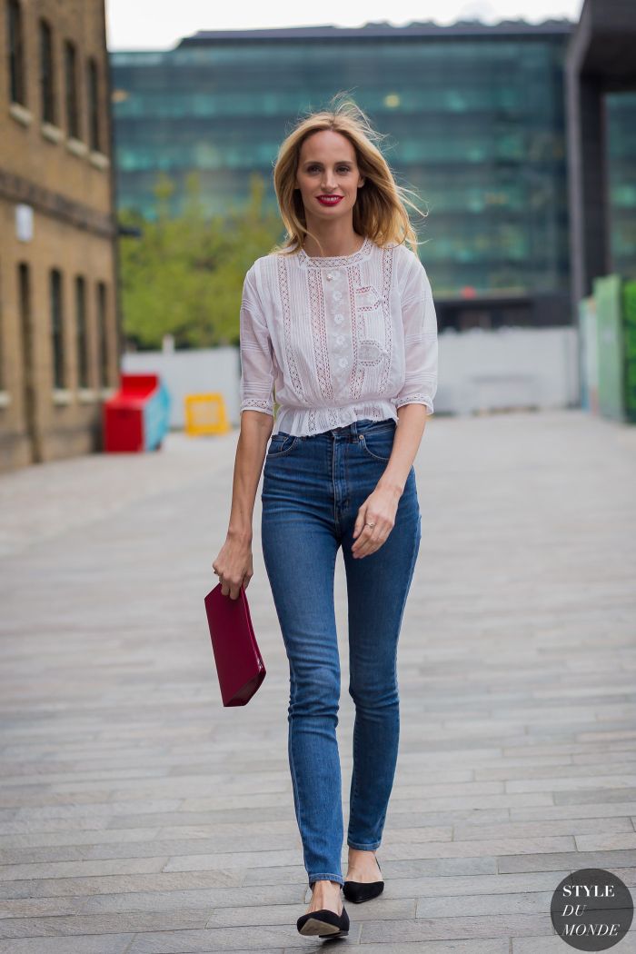 thời trang tuổi 30 với quần jeans