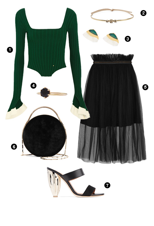 Cách phối đồ thời thượng với váy Tulle 21