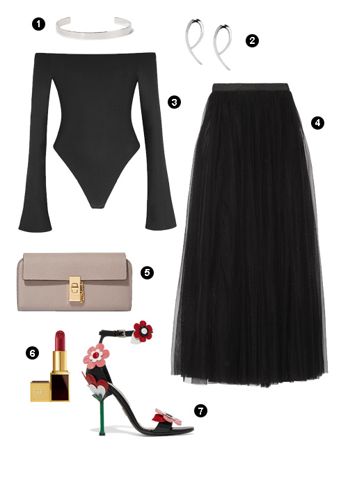 Cách phối đồ thời thượng với váy Tulle 27