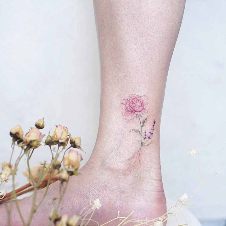 hình xăm cổ chân 15