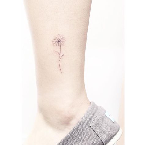 hình xăm cổ chân 6