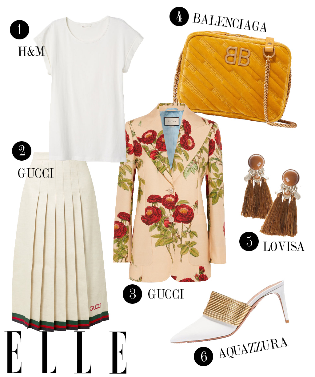 ELLE VIỆT NAM ELLE STYLE CALENDAR PHỐI VÁY XẾP LY 1.