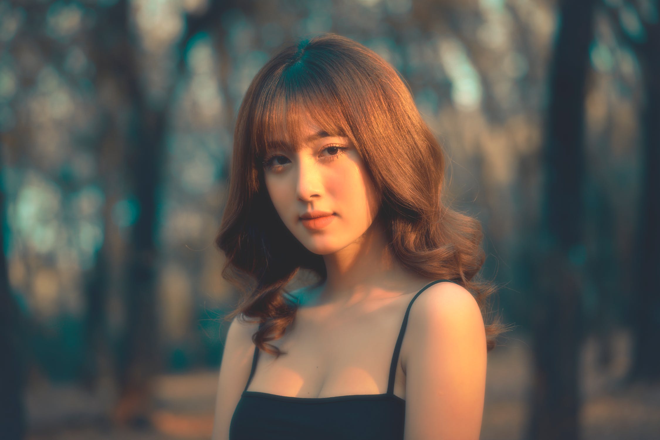 kiểu tóc - xoăn