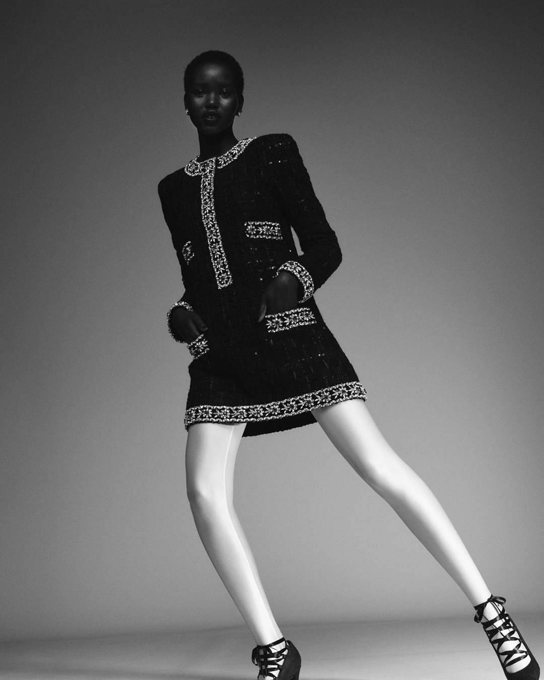 bst chanel haute couture thu đông 2020 look 6