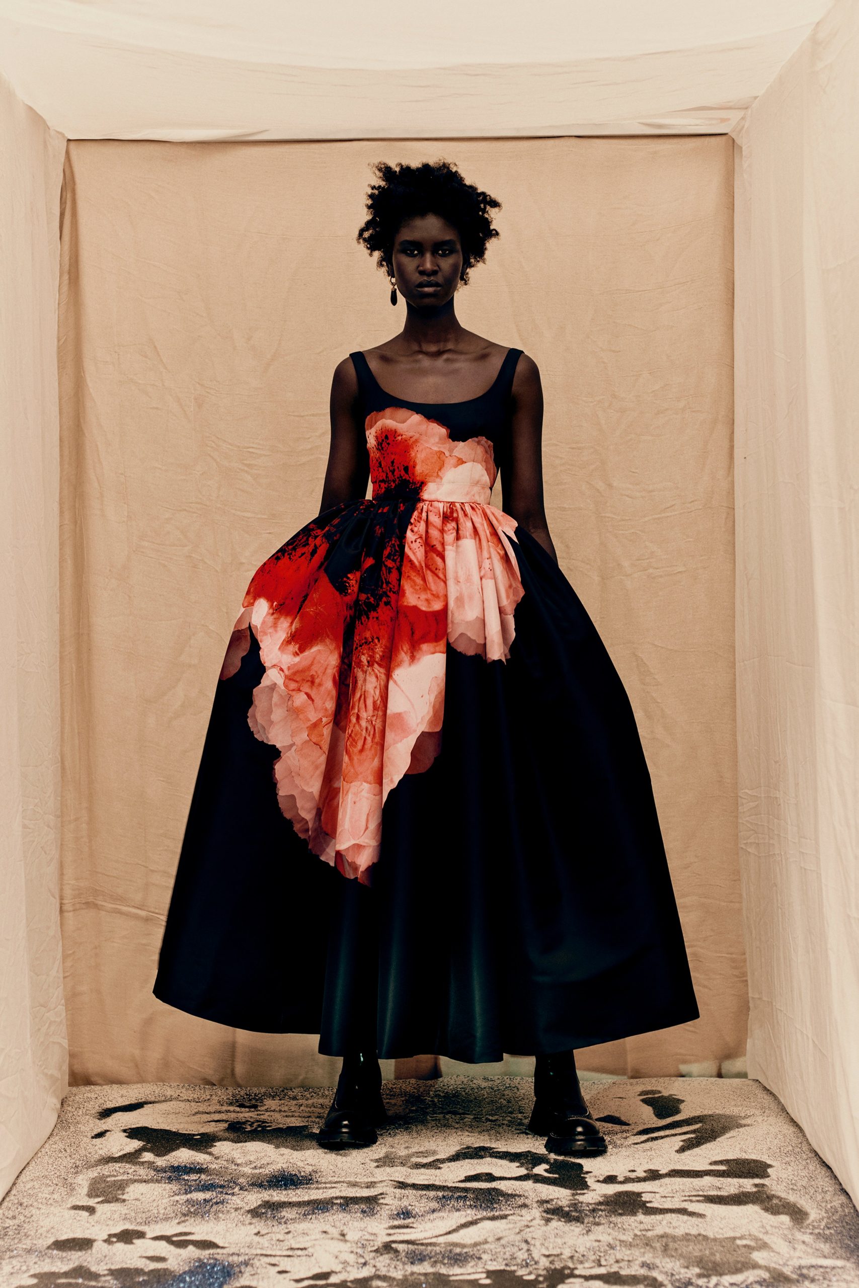 McQueen 2021 black dress