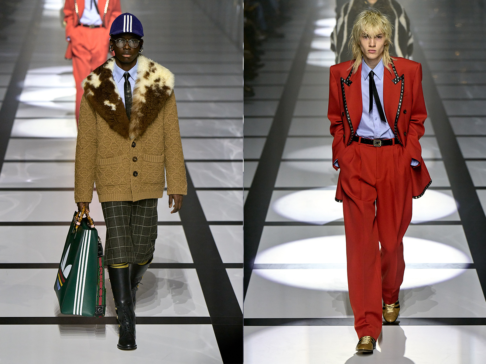 gucci adidas thu đông 2022 look 28 29