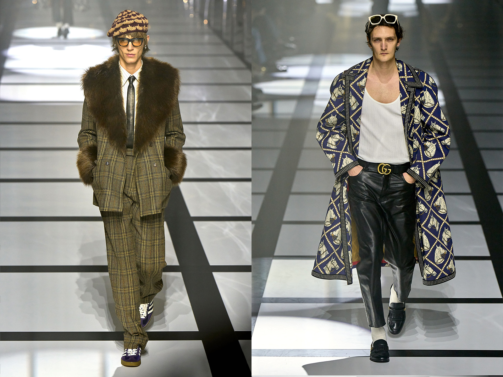 gucci adidas thu đông 2022 look 32 33