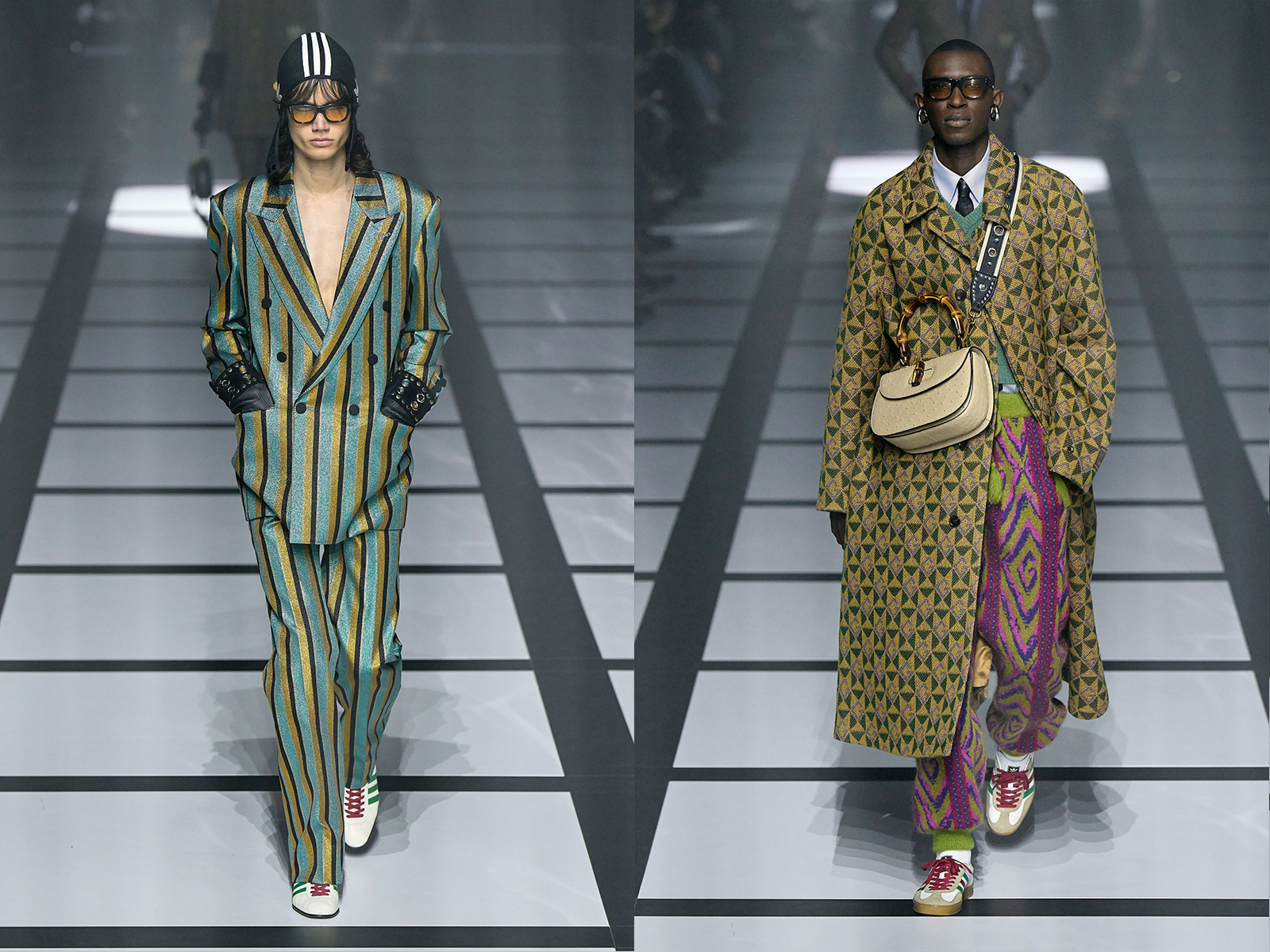 gucci adidas thu đông 2022 look 49 51