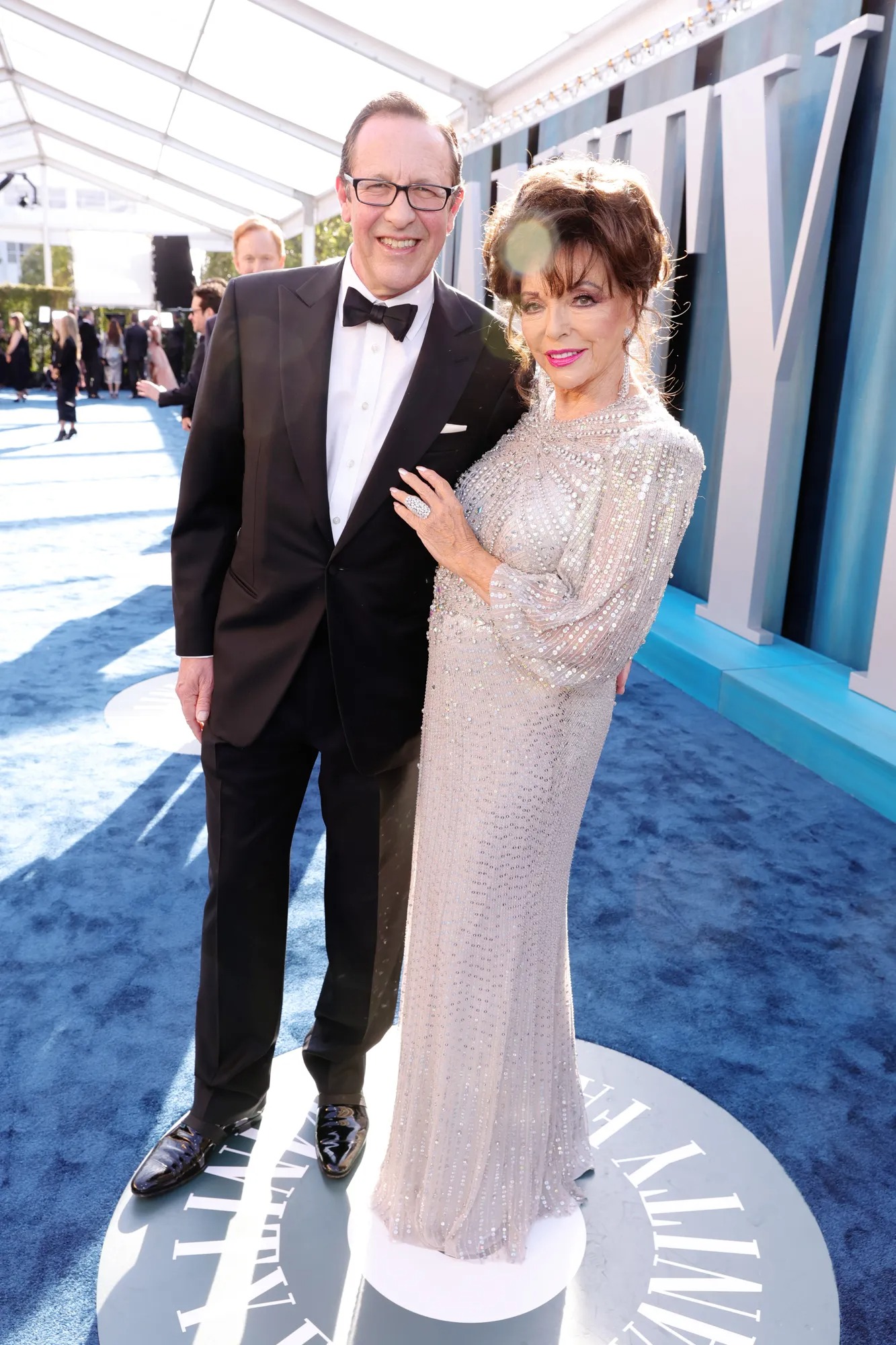 Joan Collins tiệc hậu Oscar 2022
