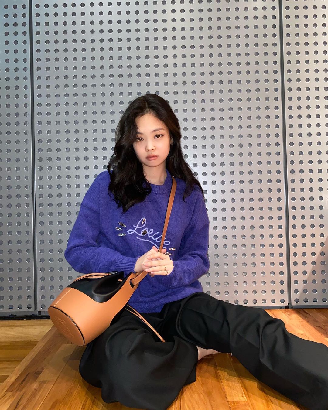 jennie túi đeo chéo bucket