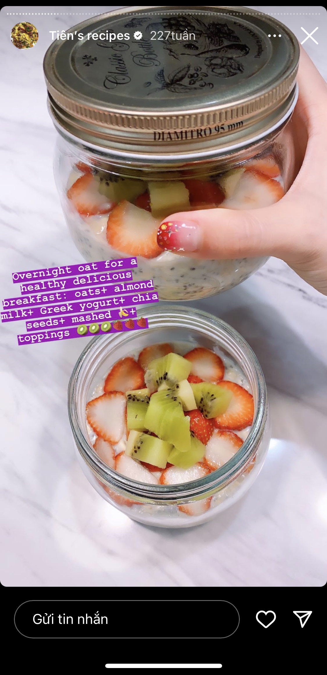 Bên cạnh thói quen tập gym, Tóc Tiên cũng áp dụng chế độ ăn uống healthy để duy trì vóc dáng cân đối của mình