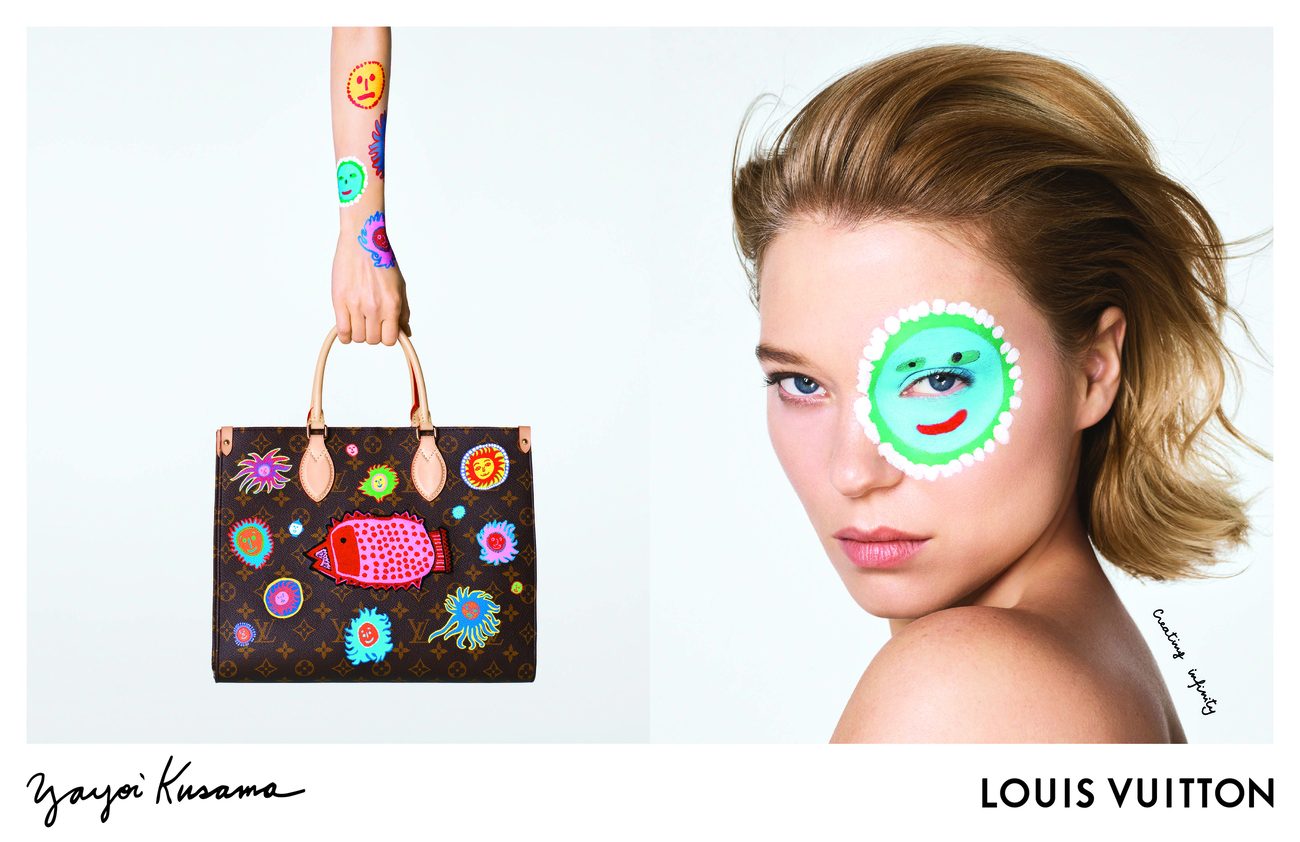 lea seydoux lv x yayoi