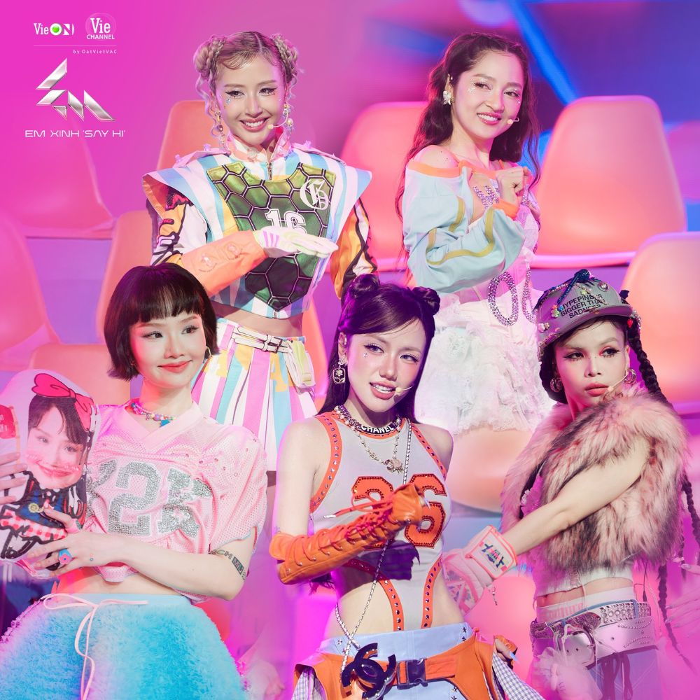 Dàn sao Em Xinh Say Hi màu sắc và cá tính trong phong cách Color Pop