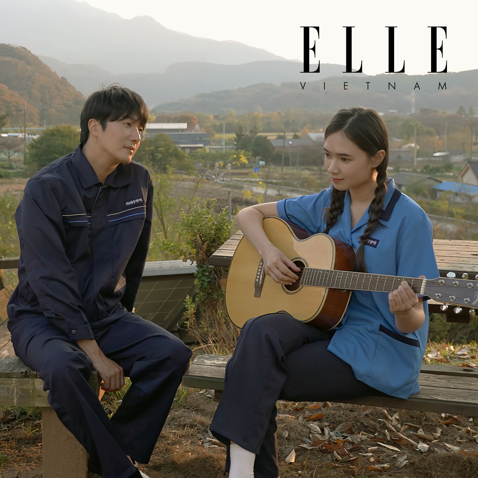 Jung Il Woo và Juliet Bảo Ngọc trong poster phim Mang Mẹ Đi Bỏ