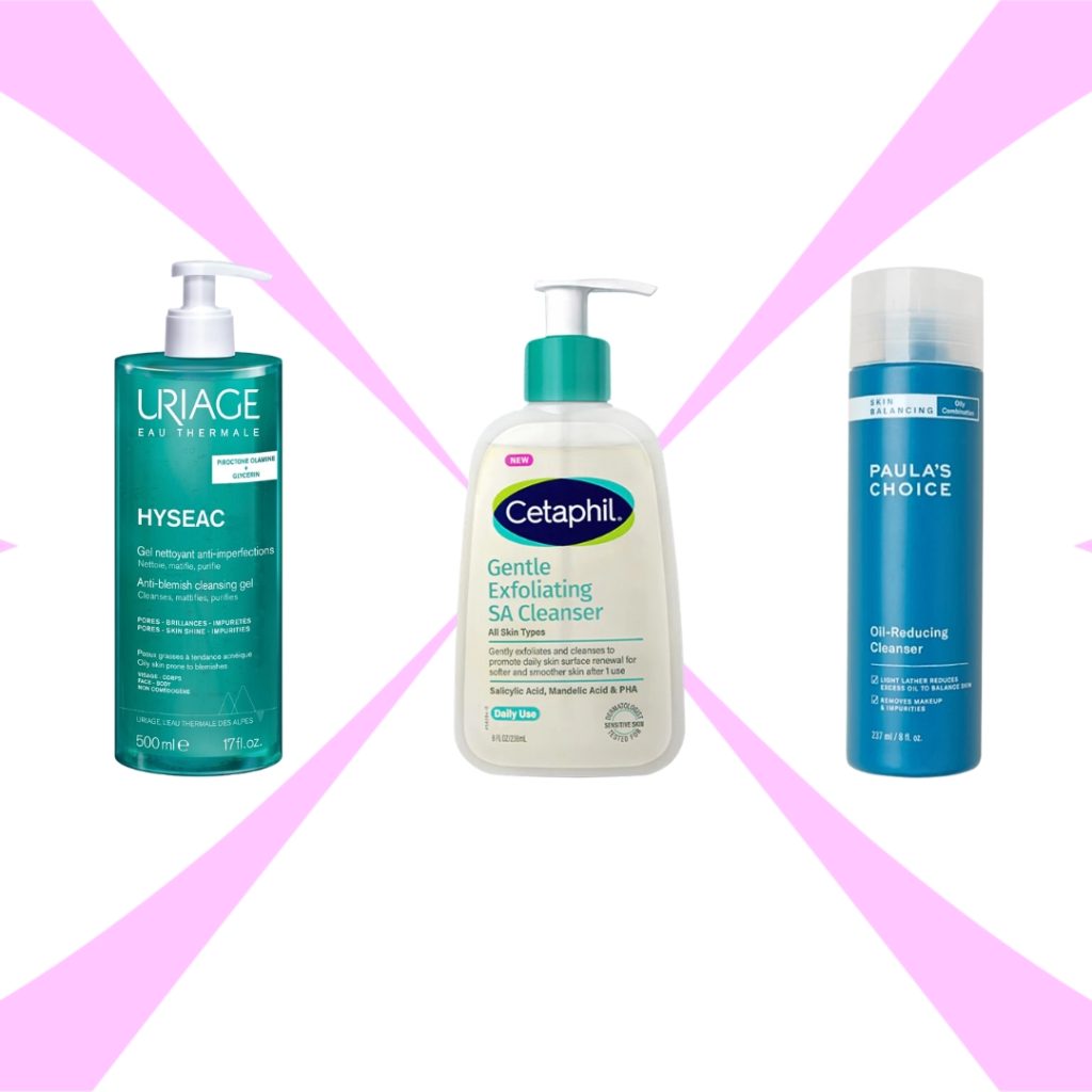 3 loại sữa rửa mặt cho da dầu