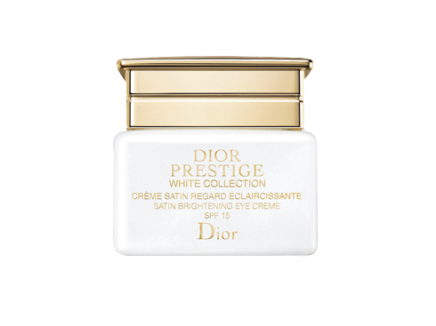 5. Stylish Star - Dior Prestige White Collection Satin Brightening Eye CremE<br/>Kem dưỡng làm sáng vùng da mắt và chống lão hóa với những chiết xuất: hoa hồng Granville giúp hạn chế kích ứng và phục hồi những tổn thương; hoa Kniphofia giúp dưỡng ẩm sâu; hoa mẫu đơn trắng Nhật Bản giúp làm sáng da.