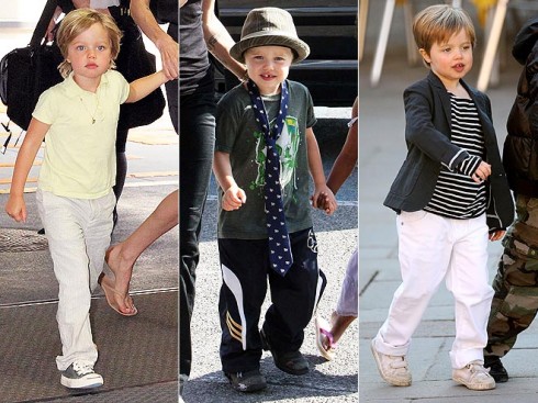 12. Shiloh Jolie-Pitt<br/></noscript>Con gái đầu lòng của Brad Pitt và Angelina Jolie rất thích mặc phong cách tomboy.