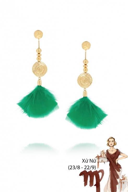 Xử Nữ (23/8 - 22/9):<br/>Sự chậm trễ của người khác sẽ ảnh hưởng đến công việc của Xử Nữ. Mâu thuẫn nhỏ có thể phình to nếu bạn lại lỡ miệng nói điều tai bay vạ gió. Bù lại, tình cảm trong tuần này có nhiều dấu hiệu tốt đẹp. Hai bạn sẽ bước lên một nấc thang mới và ngày càng gắn bó hơn. Giữa tuần bạn sẽ có cơ hội để tăng thêm thu nhập.
<br>
Luôn đeo hoa tai Aurélie Bidermann màu xanh lá cây hộ mạng của Xử Nữ sẽ giúp bạn tránh được những tai họa bất ngờ, đồng thời thu hút thêm nhiều niềm vui đến với bạn trong tuần này.