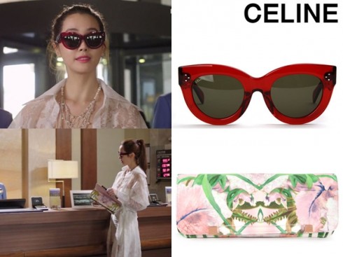Hãng phim tạo hình ảnh quý phái cho ngôi sao xinh đẹp với kính Celine có giá trên 9 triệu đồng, ví Ted Baker khoảng 2 triệu và vòng cổ Mzuu hơn 4 triệu đồng.
