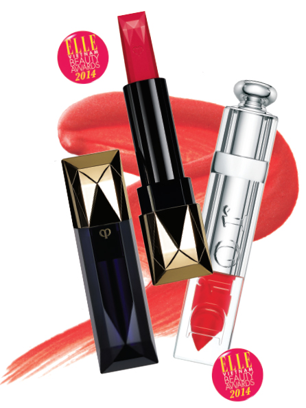 HẠNG MỤC: SON MÔI<br><br> Sản phẩm Ngôi sao của năm<br><br> DIOR ADDICT FLUID STICK<br> Sản phẩm son ngôi sao của Dior trong năm nay với kết cấu đặc biệt là sự kết hợp giữa son dưỡng, son màu và son bóng, tức thì mang tới làn môi căng mọng với 16 sắc môi sành điệu - sản phẩm son lỏng đa chức năng nằm gọn trong tay với vỏ son sành điệu, kế thừa phần lớn thiết kế huyền thoại của dòng Addict nay có thêm phần đầu son trong suốt khoe những sắc môi lôi cuốn.<br><br> Sản phẩm Bạn đọc bình chọn<br><br> CLÉ DE PEAU BEAUTÉ EXTRA RICH LIPSTICK<br> Sắc màu tinh tế kết hợp hài hòa cùng kết cấu son siêu mịn. Extra Rich mềm mượt tựa cánh hồng. Rạng rỡ tựa đóa hoa nở trên bờ môi căng mọng. Bộ sưu tập 30 màu son cho đôi môi mềm mượt quyến rũ.