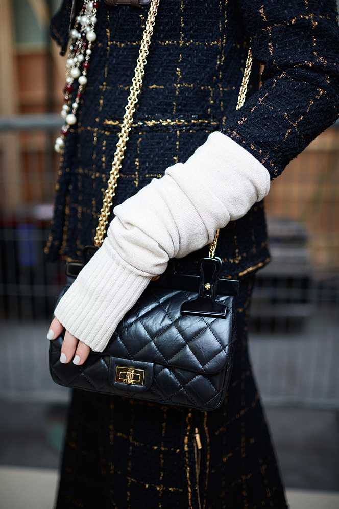 55810 Chanel Bag Street Style Stock Photos HighRes Pictures and Images   Getty Images