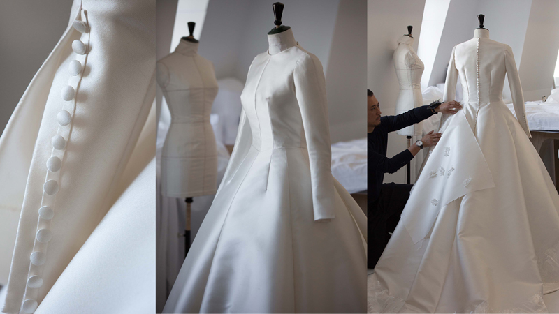 Photos Miranda Kerrs Wedding Dress When She Married Evan Spiegel