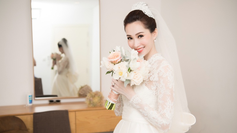 Váy cưới của Hoa hậu Đặng Thu Thảo gợi nhắc váy ... - ELLE