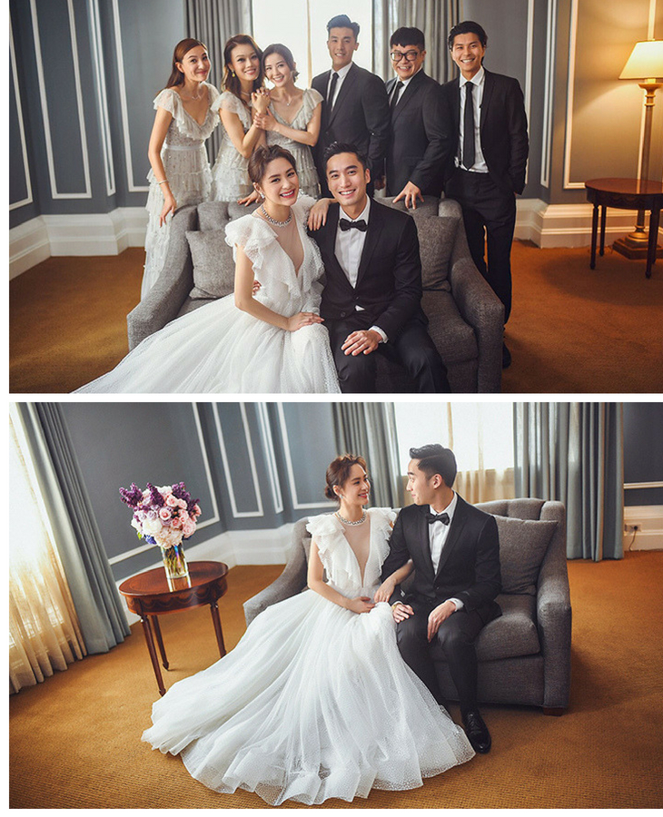 chung hân đồng đám cưới ghép