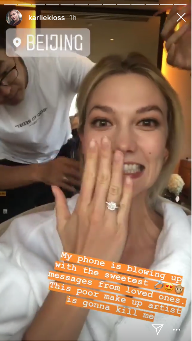 nhẫn đính hôn Karlie Kloss 1