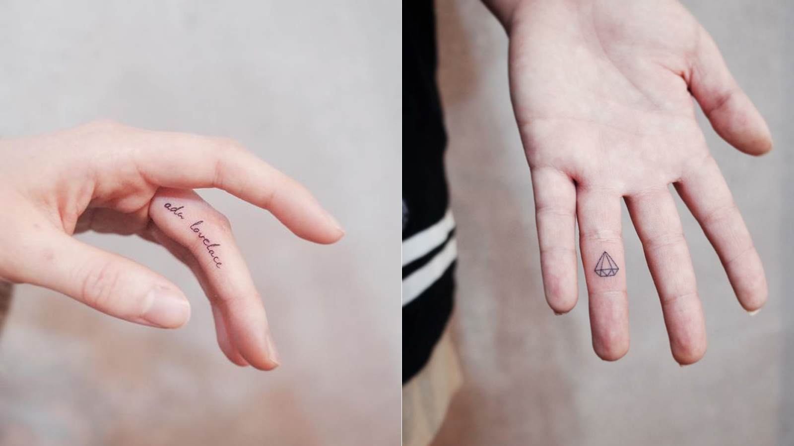 Đi lần ý tưởng phát minh hình xăm ngón tay rất đẹp bên trên Instagram | ELLE