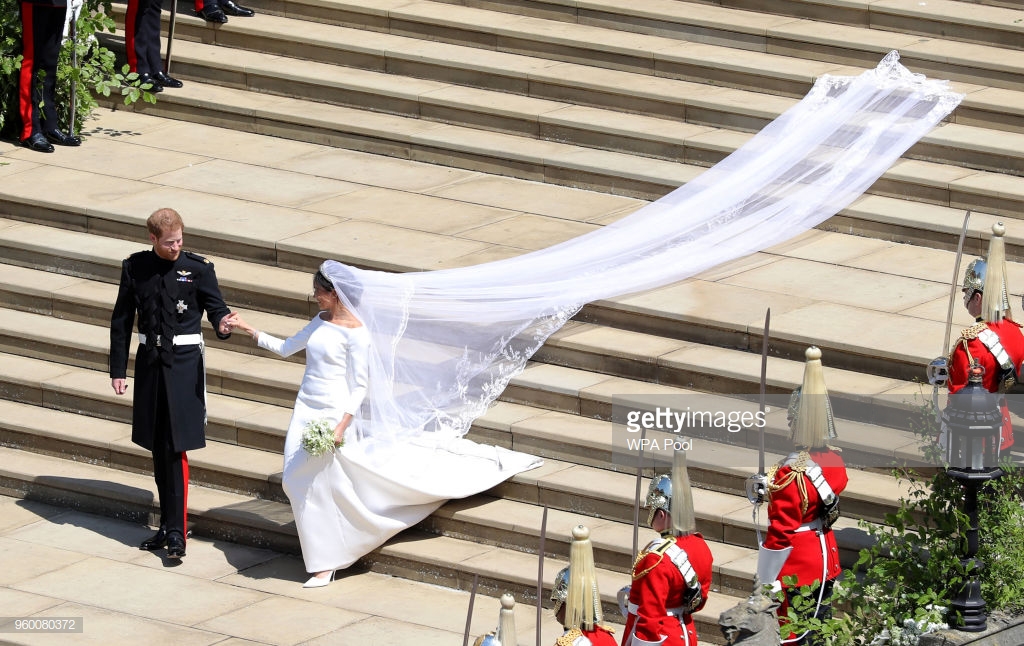 váy cưới của Meghan Markle