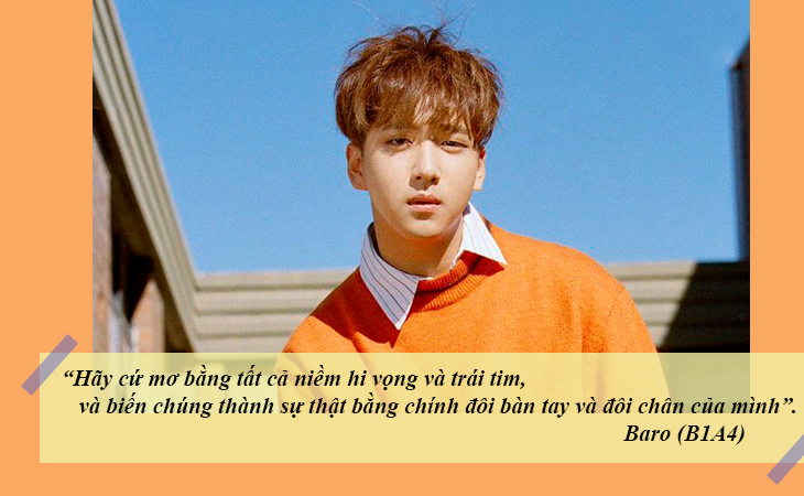 elle việt nam câu nói hay sao Hàn Baro B1A4