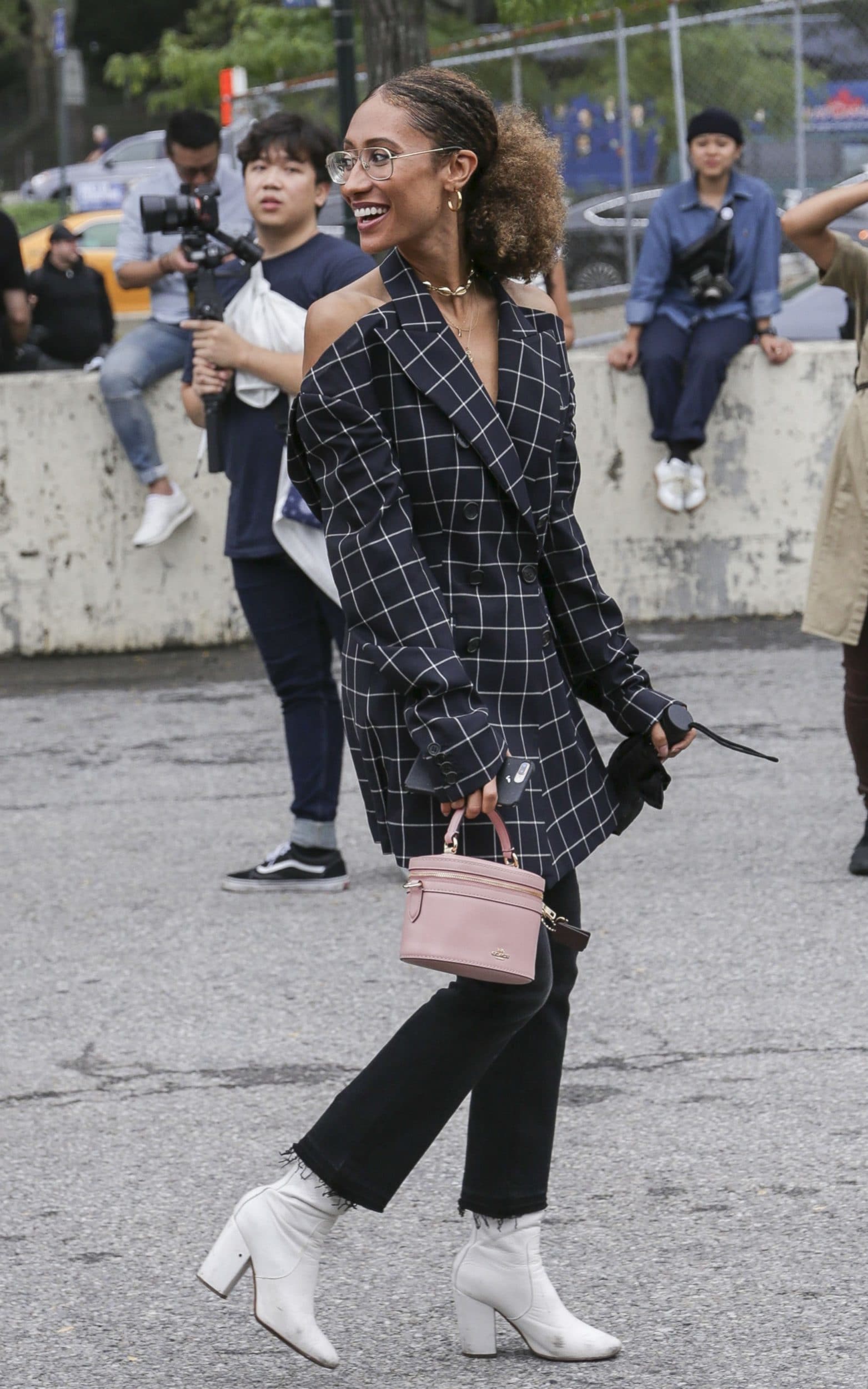 tuần lễ thời trang new york street style
