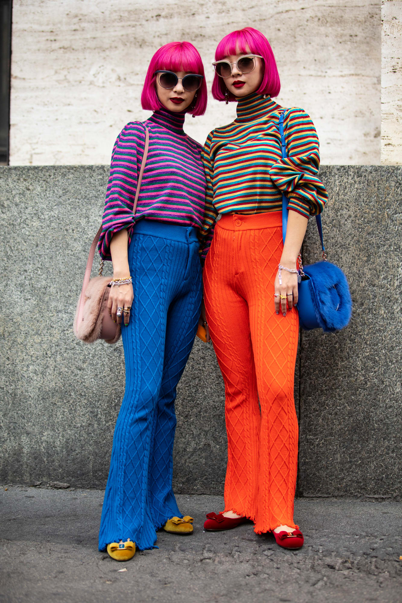 street style tuần lễ thời trang màu sắc nổi bật 15