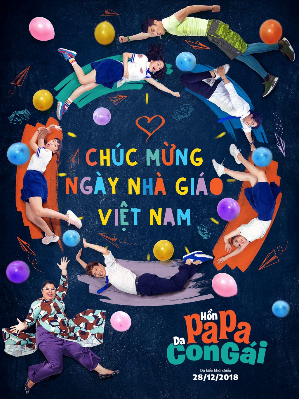 Hồn Papa Da Con Gái tiếp tục tung bộ ảnh đặc biệt mừng ngày 20/11 2