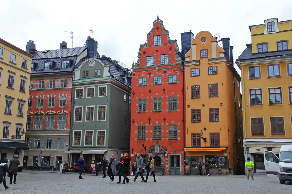 khu phố rực rỡ Stortorget