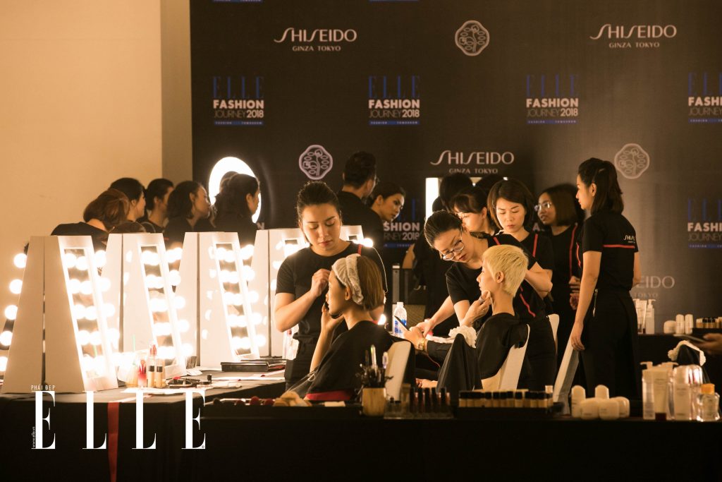 elle fashion journey hậu trường trang điểm shiseido 10