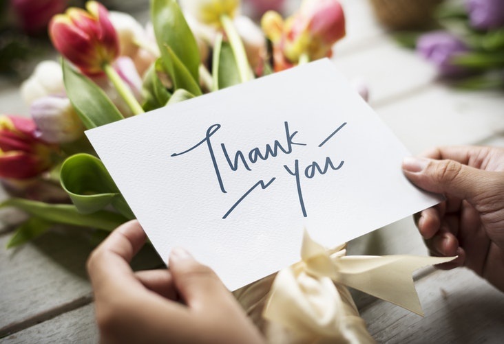 Thank You Note Day - Những lời cảm ơn không bao giờ muộn 