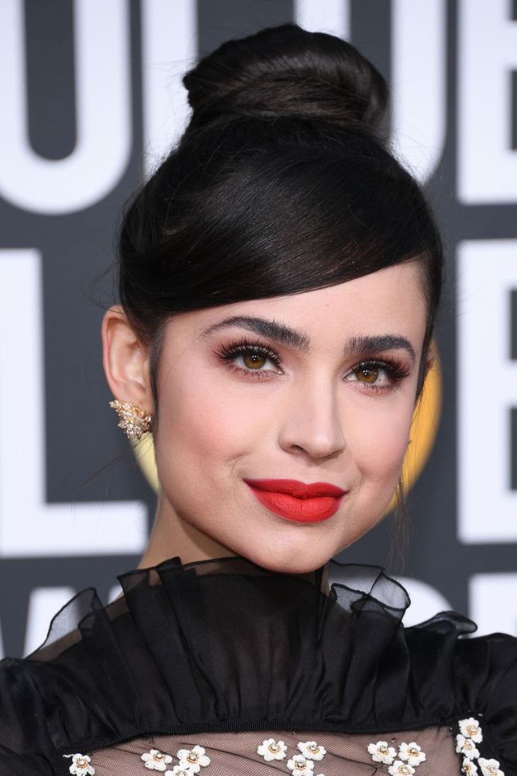 08 makeup hairstyle red carpet golden globe 2019