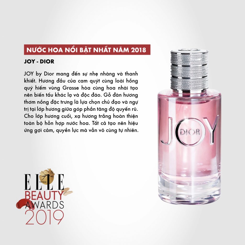 hương nước hoa 03 ELLE Beauty Awards 2019