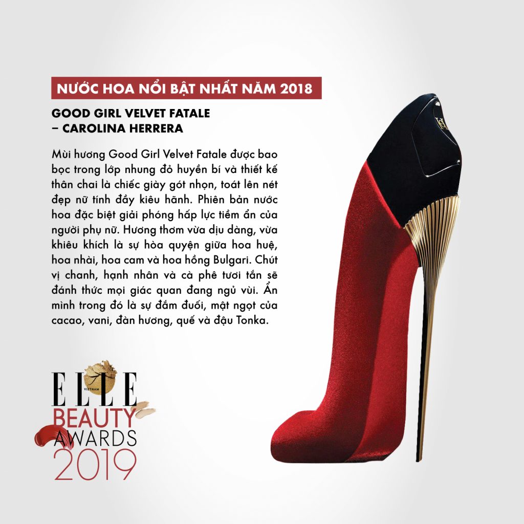 hương nước hoa 09 ELLE Beauty Awards 2019