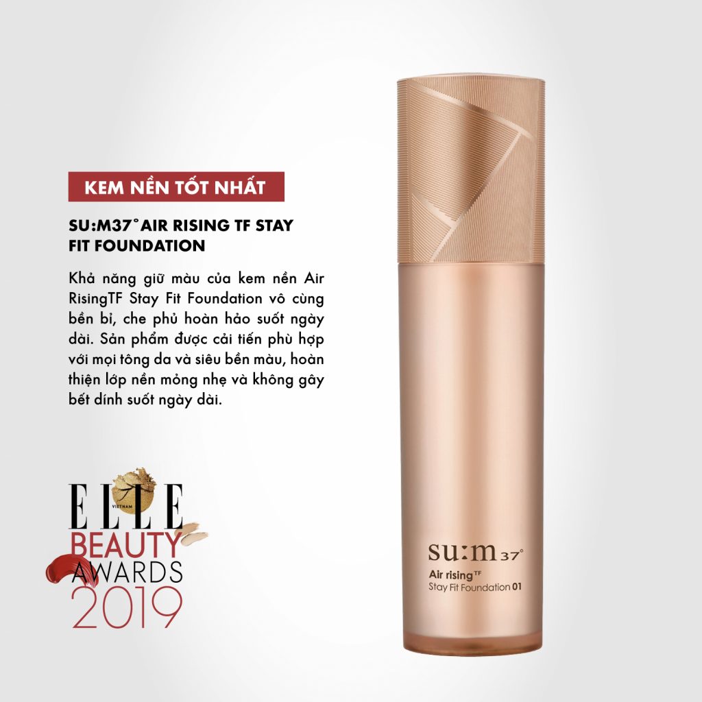 kem nền 07 ELLE Beauty Awards 2019