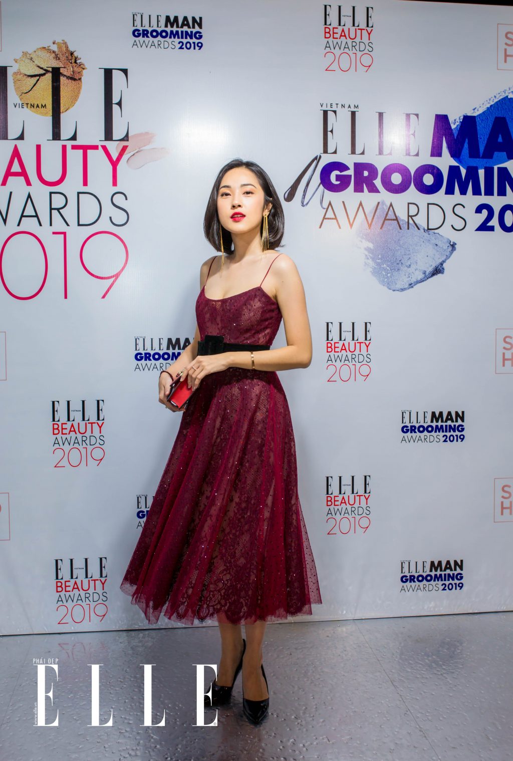 Beauty blogger Misoa duyên dáng tại sự kiện ELLE Beauty Awards 2019.